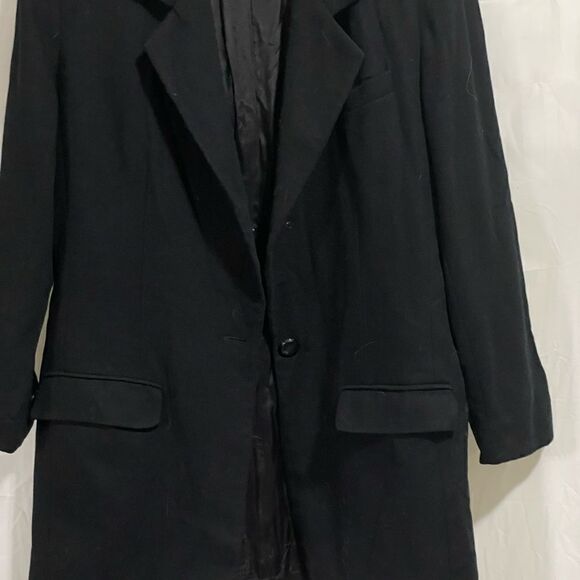Oleg Classini Black wool jacket - Picture 3 of 4